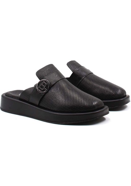 Deri Kadın Düz Terlik 710ZA298