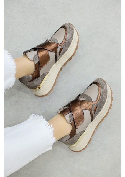 Hakiki Deri Kadın Casual Ayakkabı 757ZA24055