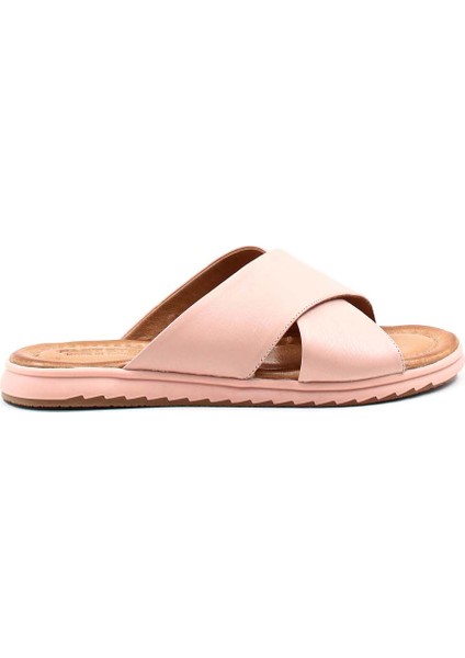 Deri Kadın Düz Terlik 657ZA2444