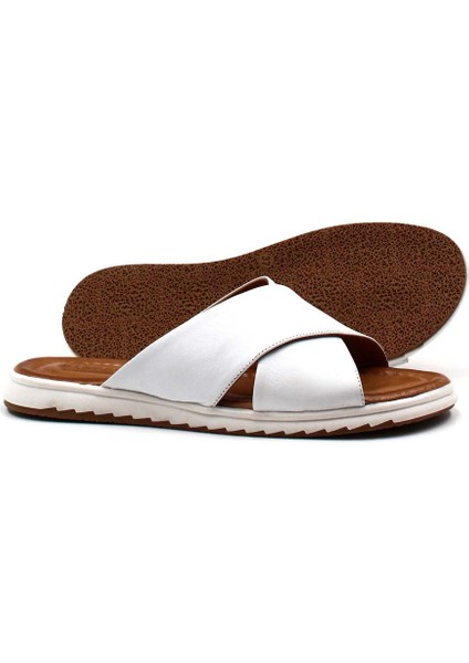 Deri Kadın Düz Terlik 657ZA2444