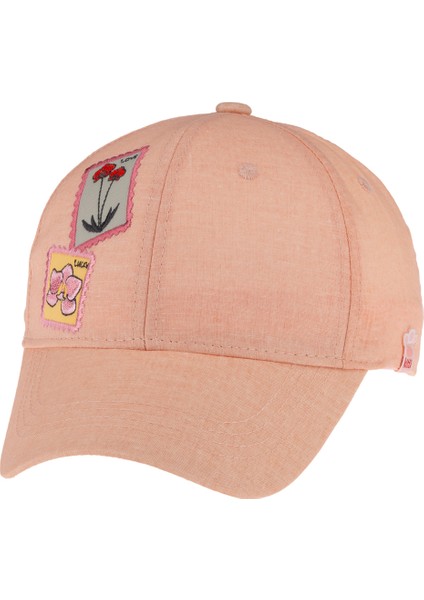 Çocuk Kız Şapka (4-8 Yaş) Y24200-04 Şeftali