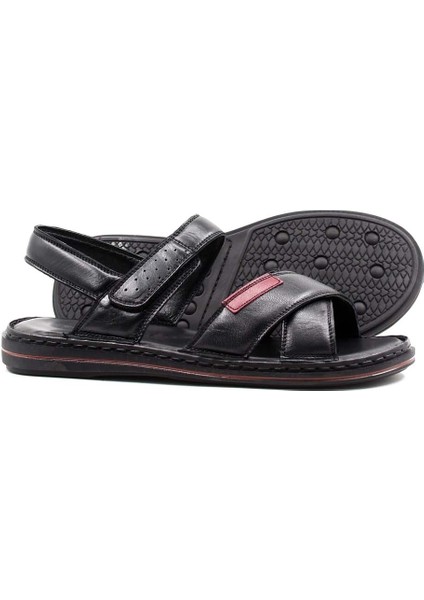 Hakiki Deri Erkek Klasik Sandalet 128MA216