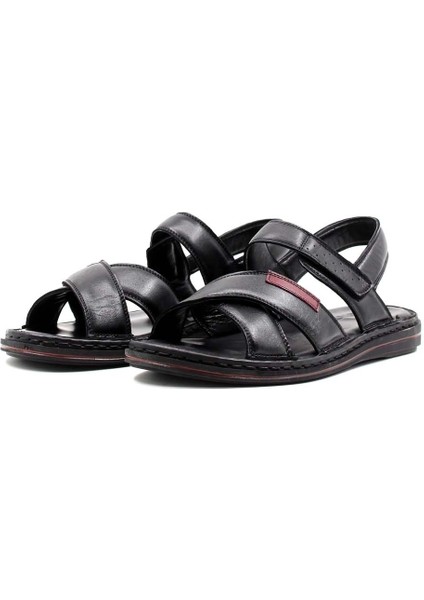 Hakiki Deri Erkek Klasik Sandalet 128MA216