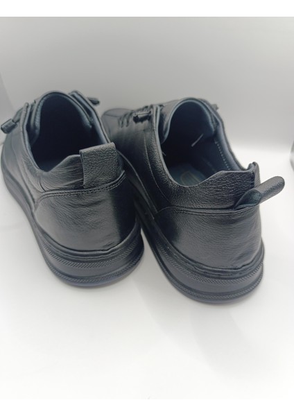 Içi Dışı Hakiki Deri Topuk Jelli Lastikli Bağcıklı Erkek Rahat Günlük Hafif Ayakkabı fırsatları