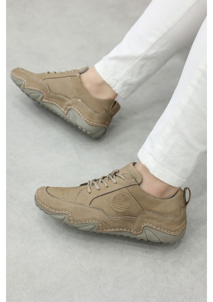 Hakiki Deri Erkek Casual Ayakkabı 127MA325-S