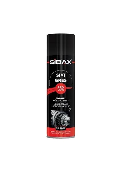 Sibax Sıvı Gres Yağlayıcı 500ML