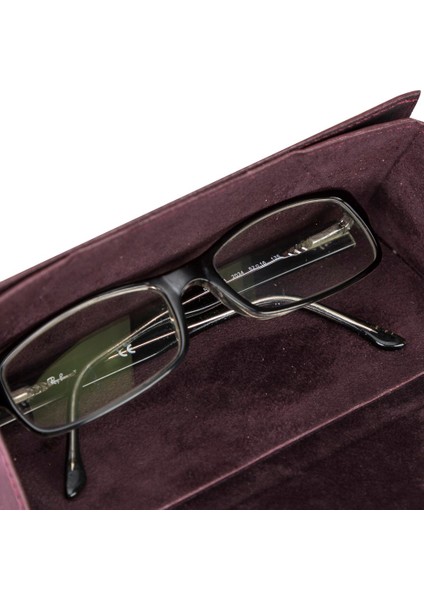 Smart Glass Deri Gözlük Kılıfı Tn6 Mor fiyatları