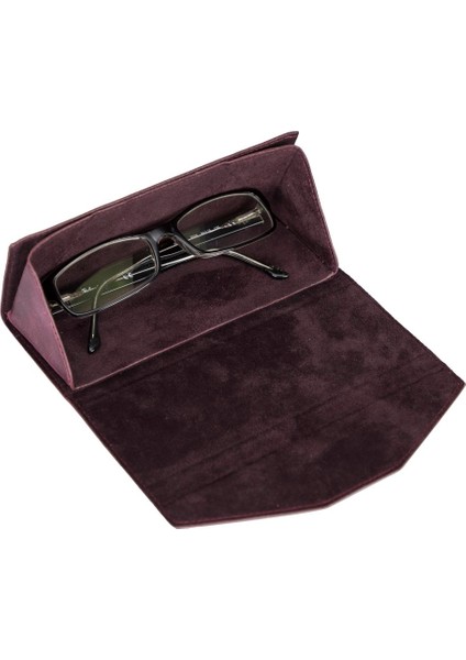 Smart Glass Deri Gözlük Kılıfı Tn6 Mor modelleri