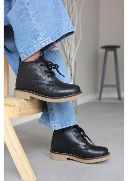 Deri Unisex Çocuk Klasik Bot 612SXCA2024
