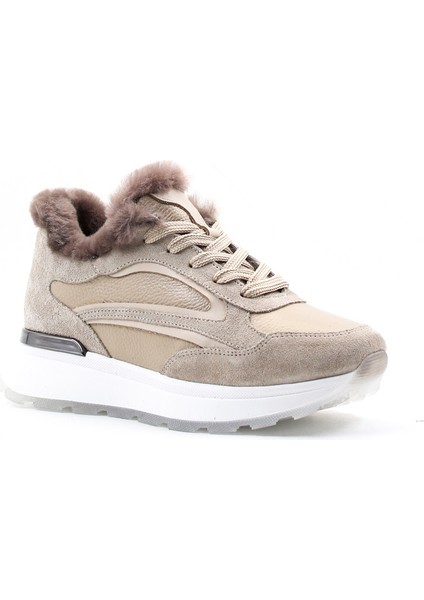 Deri Kürklü Kadın Casual Ayakkabı 757KZA24503