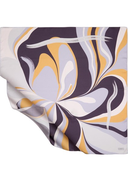 Ipekevi Lava Tivil Ipek Eşarp Incir Gri