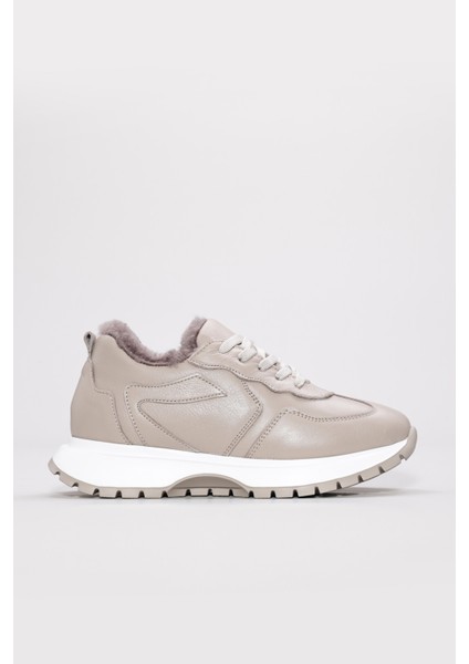 Deri Kürklü Kadın Casual Ayakkabı 136KZA502-2