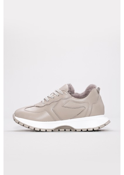 Deri Kürklü Kadın Casual Ayakkabı 136KZA502-2