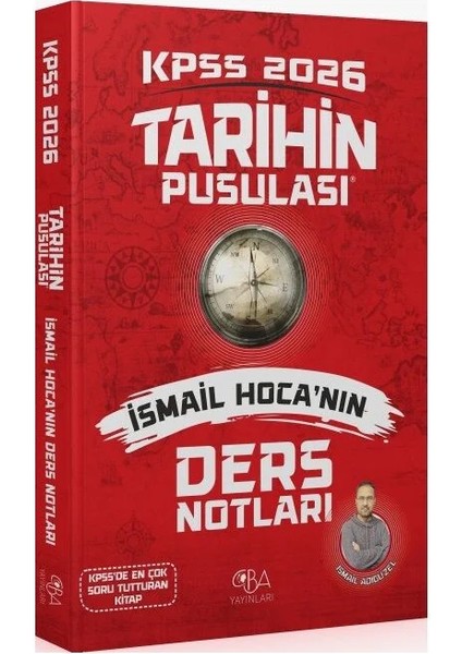 Bi Bigelio CBA 2026 KPSS Tarihin Pusulası Ders Notları - İsmail Adıgüzel CBA