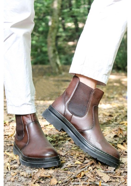 Deri Erkek Klasik Bot 943SMA927-1