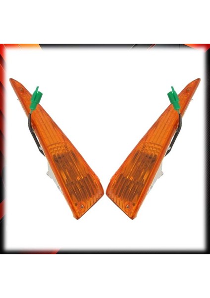 Honda Beat 100 2003-2010 Sağ Sol Ön Sinyal Takımı Komple Sarı Camlı A