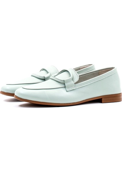 Kadın Hakiki Deri Günlük Rahat Yumuşak Taban Babet Ayakkabı 419zae-16