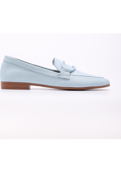 Deri Kadın Babet Ayakkabı 419ZAE 16