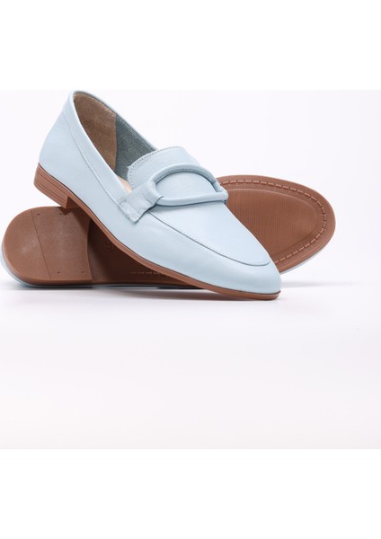 Deri Kadın Babet Ayakkabı 419ZAE 16