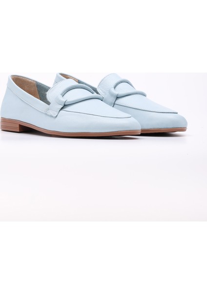 Deri Kadın Babet Ayakkabı 419ZAE 16