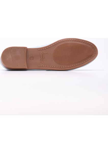 Deri Kadın Babet Ayakkabı 419ZAE 16