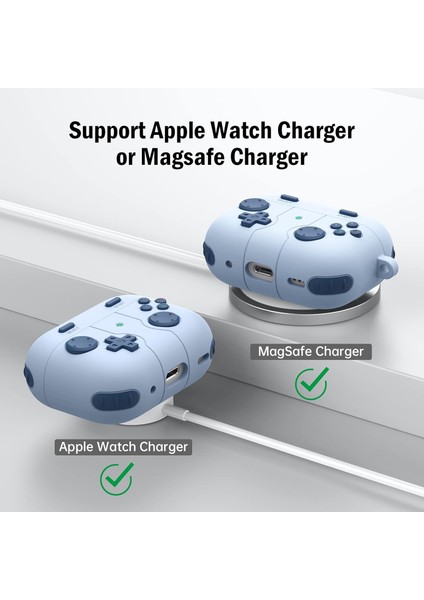 Apple Airpods Pro 3. Nesil (2025) Uyumlu Silikon Kılıf Anahtarlıklı Kılıf [gampad Tasarımı] fırsatları