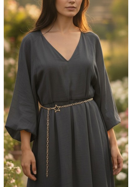 Pınkmark Kadın Gold Yıldız Figürlü Zincir Sallantılı Kemer PMKM25579 indirimleri