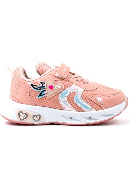 Unisex Çocuk Günlük Hafif Rahat Esnek Cırt Cırtlı Sneaker Spor Ayakkabı 461xca204