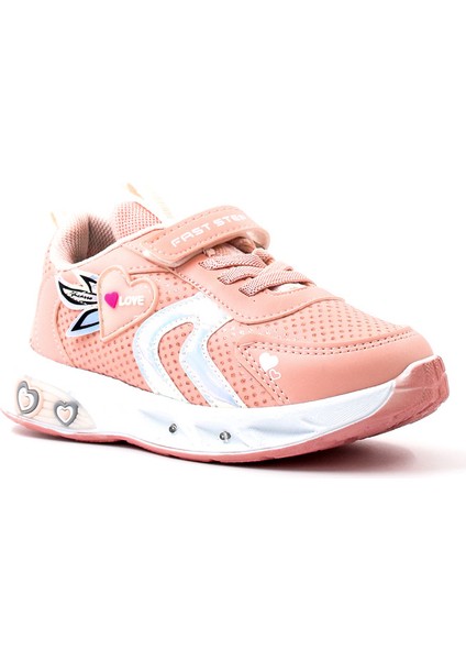 Unisex Çocuk Günlük Hafif Rahat Esnek Cırt Cırtlı Sneaker Spor Ayakkabı 461xca204