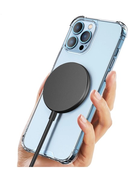 Wireless 15W, 1metre Kablolu Transparan Tasarımlı Kablosuz Şarj Cihazı indirimleri