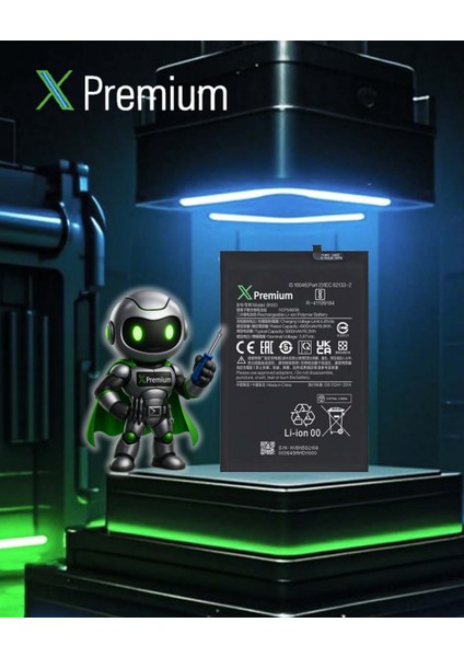 Xpremium Xiaomi Redmi 10A Uyumlu Batarya Pil Süper Yüksek Kalite 5000 Mah BN5G modelleri