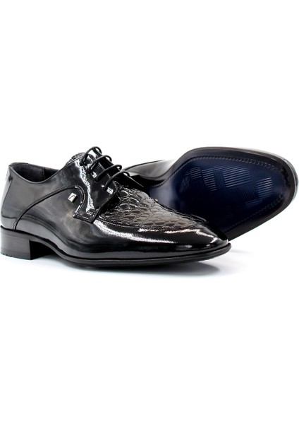 Hakiki Deri Rugan Bağcıklı Neolit Taban Erkek Klasik Ayakkabı 278ma2793