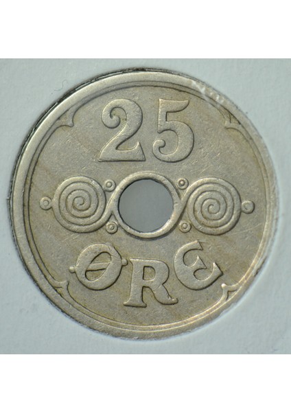 Danimarka 25 Öre 1929 Leuchtturm Marka Kapamada. fiyatları