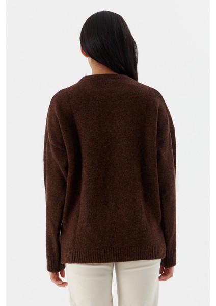 Triko Kazak Kahve indirimleri