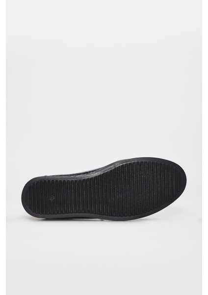 Kadın Hakiki Deri Günlük Rahat Yumuşak Taban Kroko Casual Ayakkabı 411za717