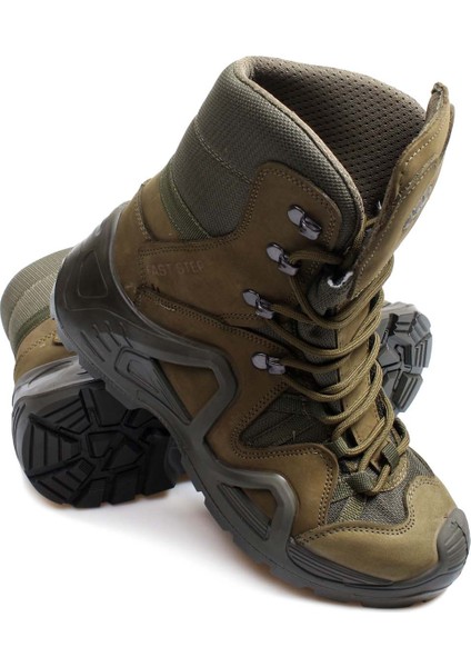 Deri Su Geçirmez Taktikal Askeri Kaymaz Taban Erkek Outdoor Bot 117SMA1490