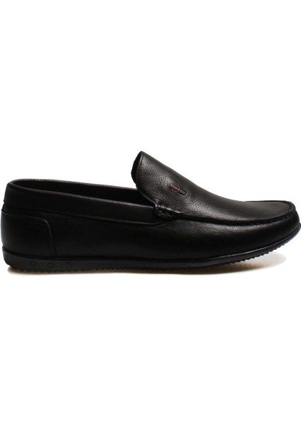 Hakiki Deri Ortopedik Siyah Erkek Casual Ayakkabı 815ma1502