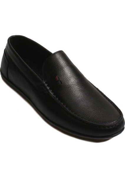 Hakiki Deri Ortopedik Siyah Erkek Casual Ayakkabı 815ma1502