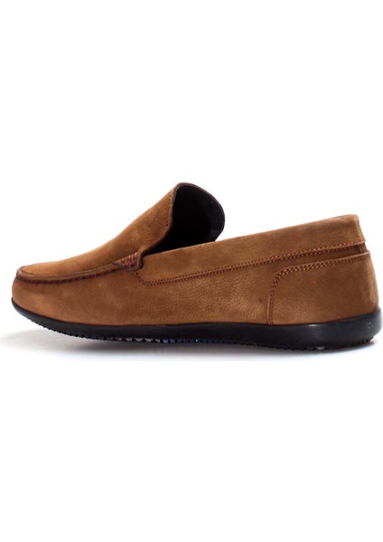 Hakiki Deri Ortopedik Tütün Nubuk Erkek Casual Ayakkabı 815ma1502