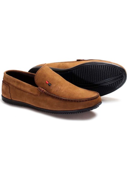 Hakiki Deri Ortopedik Tütün Nubuk Erkek Casual Ayakkabı 815ma1502