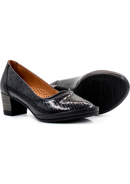Kadın Kalın Topuklu Ayakkabı 411Za277