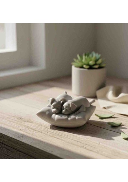 Ev Hediyesi Sevimli Uykucu Köpekler Dekoratif Obje Biblo