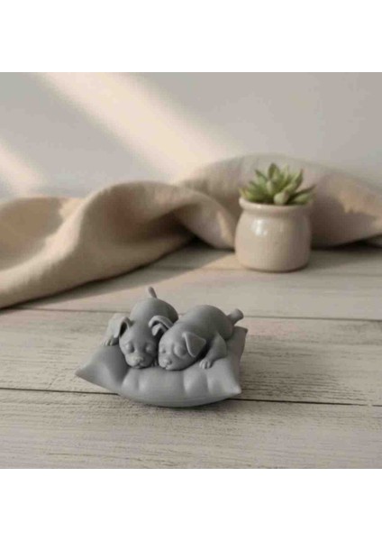 Ev Hediyesi Sevimli Uykucu Köpekler Dekoratif Obje Biblo fiyatları