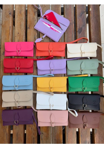 Zarif Şık Tasarımlı Askılı Kadın Cüzdan modelleri