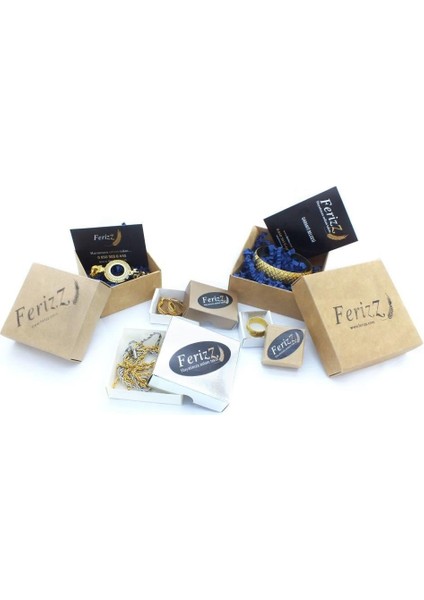 İmitasyon Çeyrekli Bileklik 3 Çeyrekli Zirkon Taşlı BLK-154