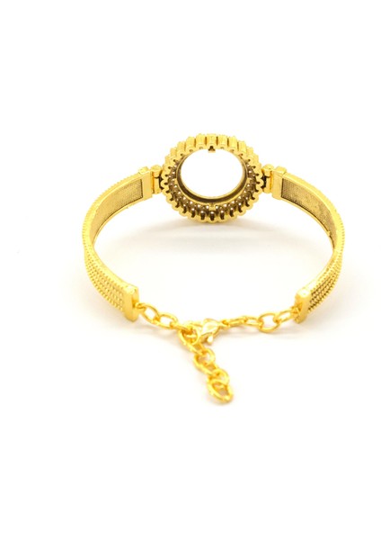 Çeyrek Altın Çerçeve Bileklik Çelik Altın Kaplama Trabzon Model-BLZ-645
