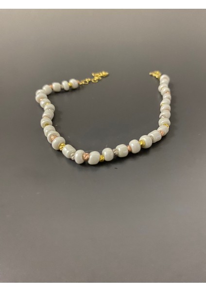 925 Ayar Papatya Silver Incili Bileklik.rose.gold.rodaj. fiyatları