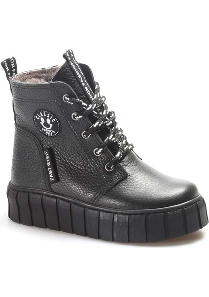 Hakiki Deri Kürklü Unisex Çocuk Klasik Bot 769KXA130