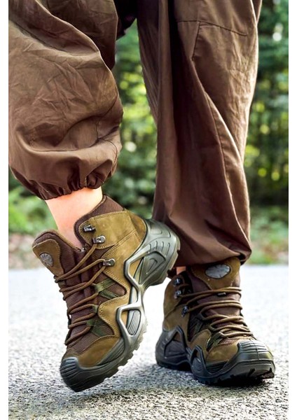Deri Su Geçirmez Soğuğa Dayanıklı Erkek Outdoor Günlük Bot 117SMA1492
