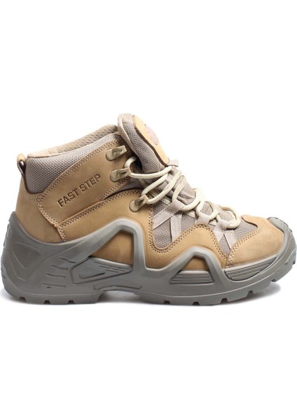 Hakiki Deri Su Geçirmez Nbj Bej Nubuk Erkek Outdoor Bot 117sma1492